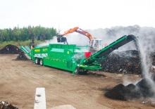 Mobile Siebanlagen mit Trommel McCloskey 621RE