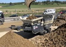 Mobile Siebanlagen mit Trommel MDS M412