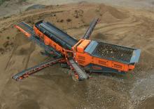 Mobile Siebanlagen Rockster RTS514