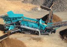 Mobile Siebanlagen Powerscreen Warrior 2400