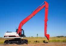 Raupenbagger Link-Belt 210 LX Long Front