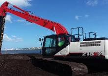 Raupenbagger Link-Belt 210 X4 Long Front 