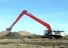 Raupenbagger Link-Belt 350 X4 Long Front