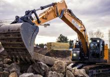 Raupenbagger Case CX245D SR