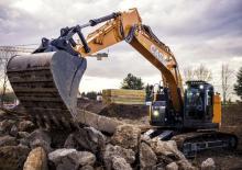 Raupenbagger Case CX245D SR