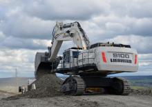 Raupenbagger Liebherr R 9100