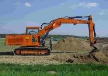 Raupenbagger Hanomag R70