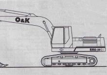 Raupenbagger O&K RH 6-20