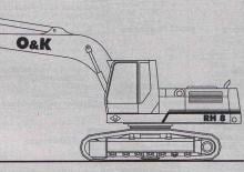 Raupenbagger O&K RH 8