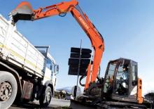 Raupenbagger Hitachi ZX85US TYPE HE10