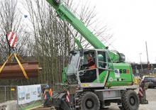 Raupenkrane-Tele Sennebogen 613 R