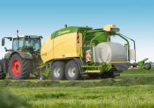 Rundballenpressen Krone Comprima CF 155 XC Plus 