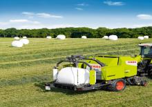 Rundballenpressen Claas Rollant 375 RC Uniwrap