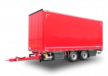 Schiebeplanen-Plateauanhänger Schwarzmüller Centre-axle jumbo sliding tarpaulin platform trailer