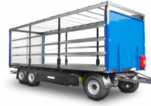 Schiebeplanen-Plateauanhänger Schwarzmüller 3-axle sliding tarpaulin platform trailer
