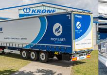 Schiebeplanen Plateausattelanhänger Krone SDP 27 eLUB-CS