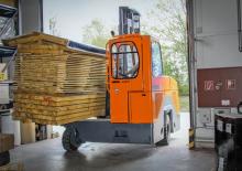 Seitenstapler Diesel Hubtex DQ 70-D