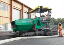 Straßenfertiger auf Ketten Vögele Super 1600-3