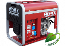 Stromerzeuger, Diesel Mosa GE 6500 DES/GS
