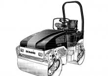 Tandem-Vibrowalzen Bomag BW 100 AD-4