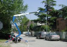 Gelenkarbeitsbühnen auf Raupen Ruthmann BLUELIFT B39