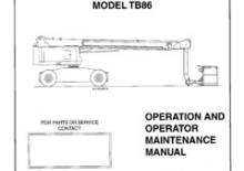 Teleskoparbeitsbühnen auf Rädern Terex Aerials TB 86