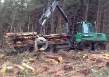 Tragschlepper Timberjack 1110 D