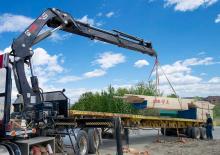 Verfahrbare Ladekrane Hiab XS 322 EP-5 HIDUO