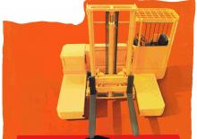 Mehrwege-Gabelstapler Elektro Baumann E4S 40/08/33