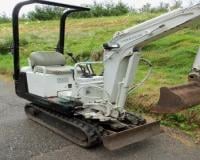 Hitachi Zaxis 50 Mini Bagger Komplette Aufkleber Satz mit Sicherheit