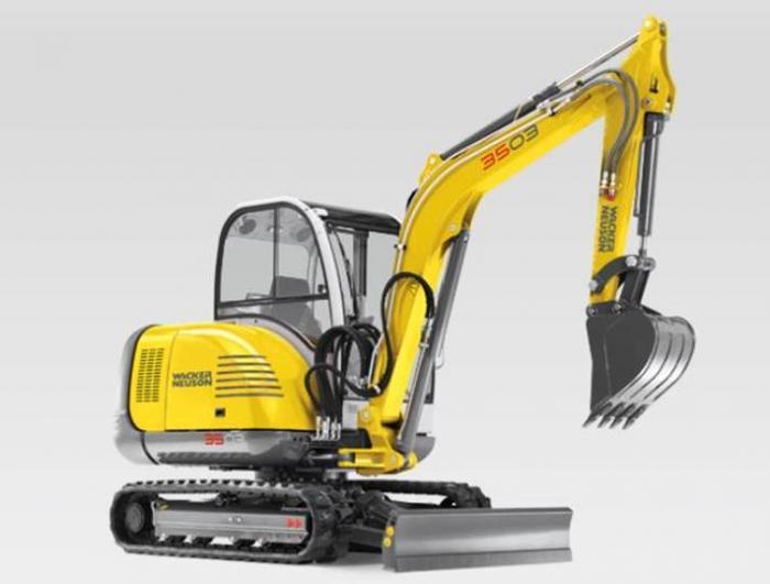 Wacker Neuson 3503 Bagger technische Daten (2008 2018) Bagger