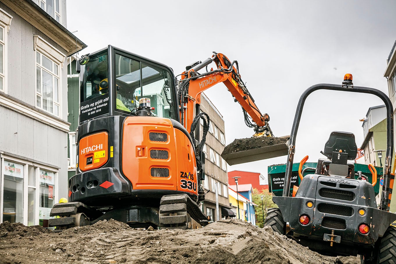 Hitachi ZX33U-5A Bagger technische Daten (2013 - 2018) | Bagger