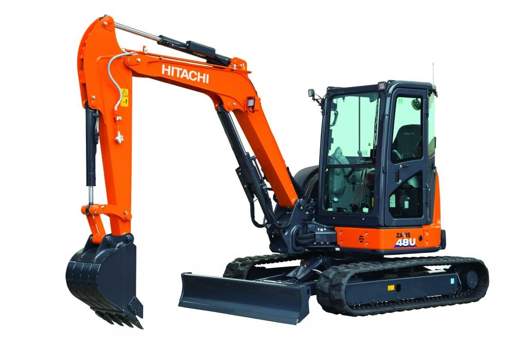 Hitachi ZX48U-6 Bagger technische Daten (2019 - 2026) | Bagger