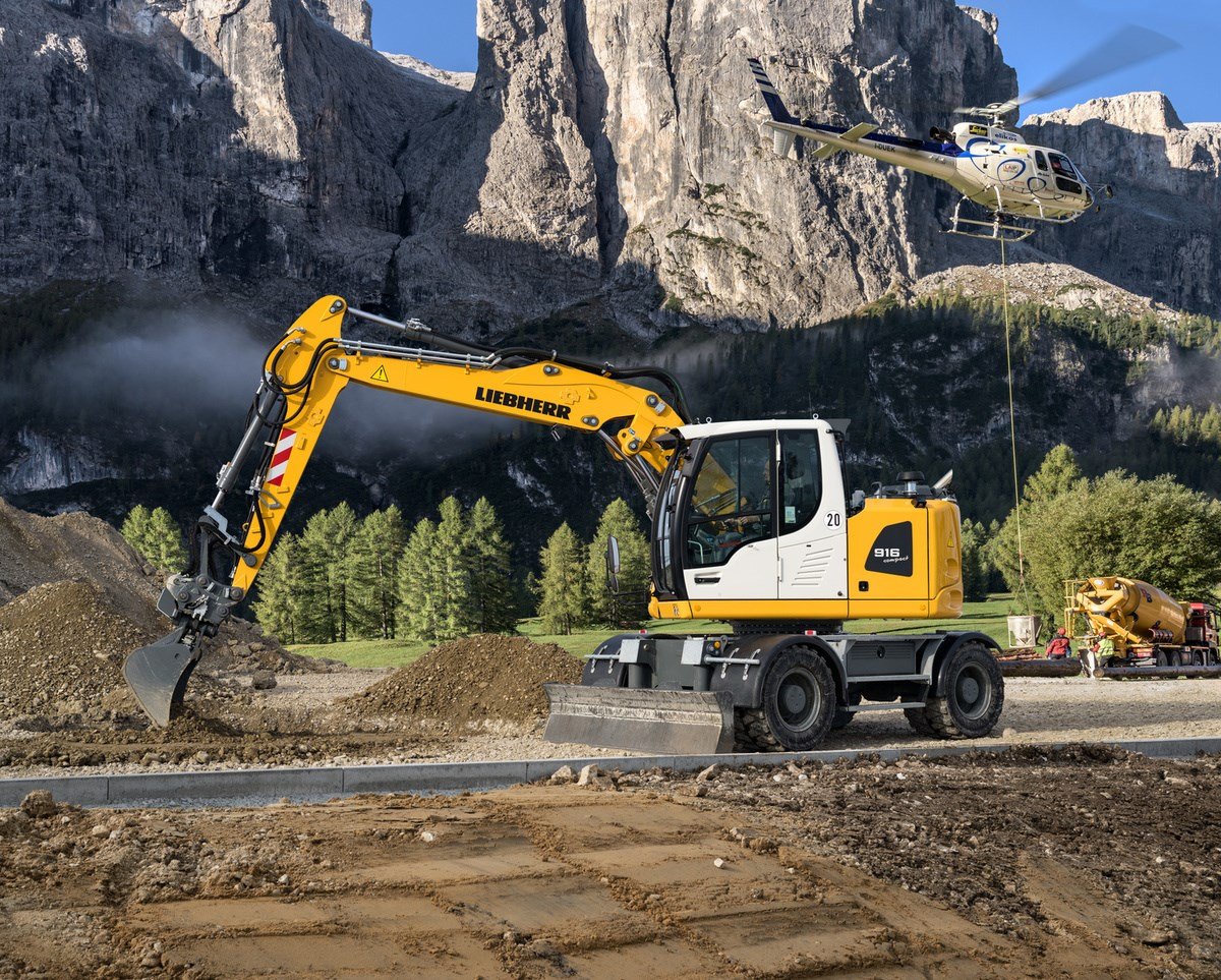 Liebherr A 916 Compact Litronic Bagger technische Daten (2020 - 2024 ...