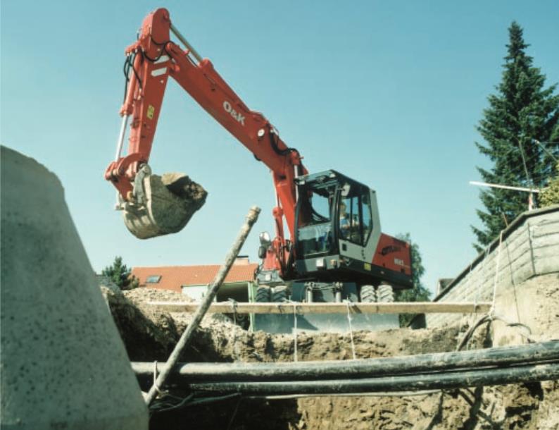 O&K MH 5 Compact Bagger technische Daten (1995 - 2004) | Bagger ...