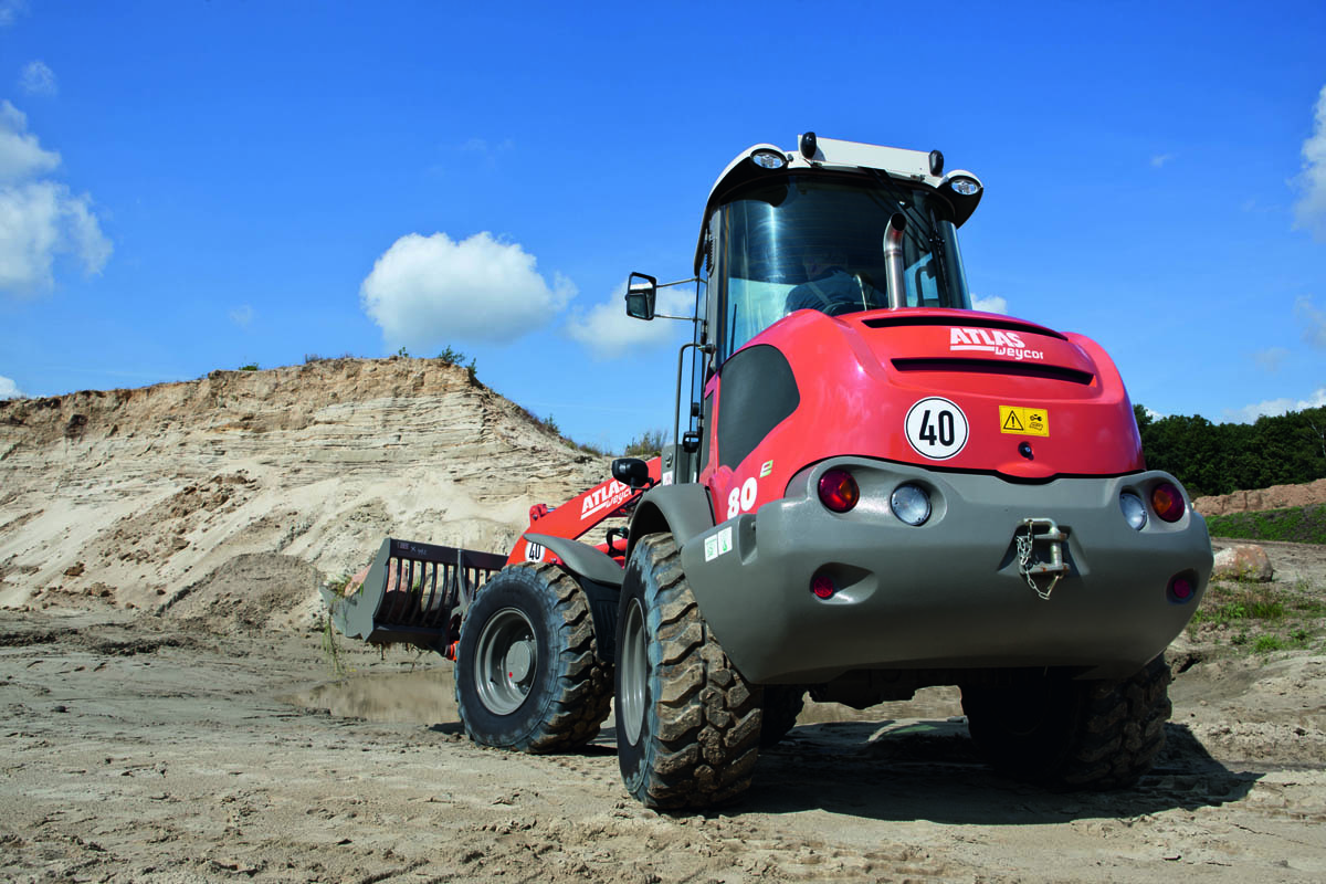 Atlas-weycor AR 80 e Technische Daten des Radladers (2013 - 2015 ...
