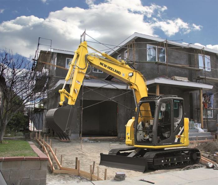 New Holland E75C SR LC Bagger Technische Daten (2012 - 2015) | Bagger ...